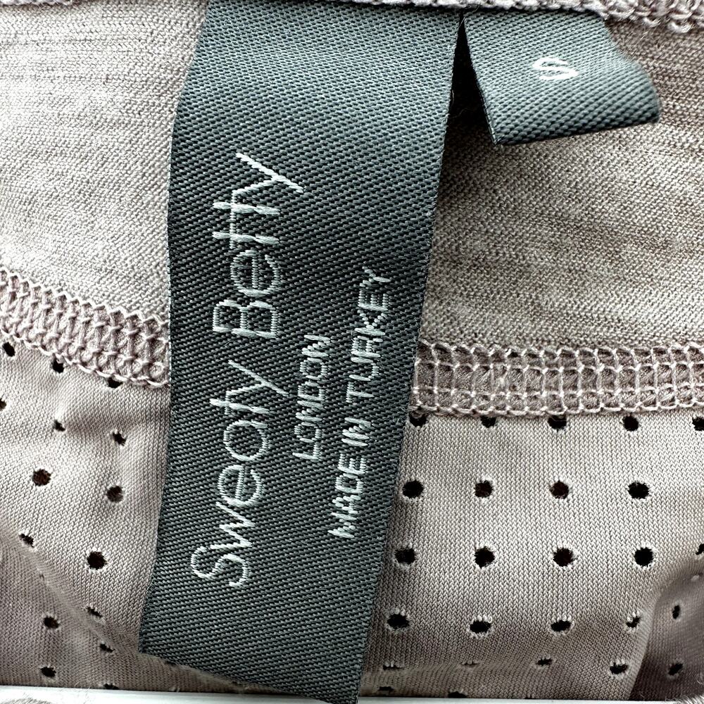 Sweaty Betty Breeze Merino Long Sleeve Run Top Lightweight Velvet Rose S - Picture 3 of 8